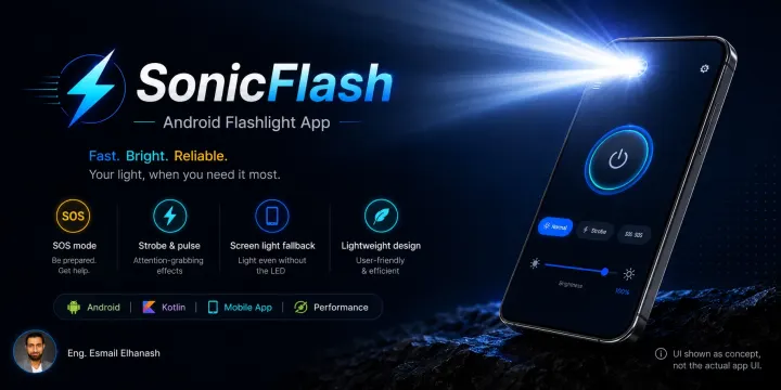SonicFlash — Flashlight with Patterns